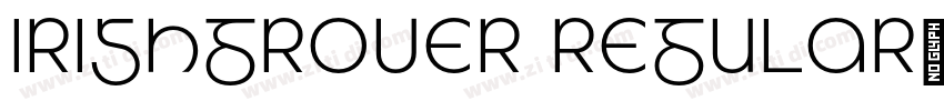 IrishGrover Regular字体转换